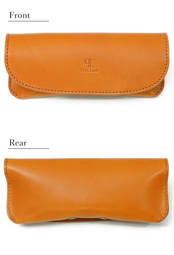 [Prof Line] Yamabuki Tochigi Leather Eyeglass Case, Made in Japan, Soft, Large, Eyeglass Case, Sunglasses Case, for Men and Women, Genuine Leather, Ta