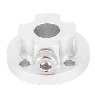 6mm Flange Shaft Coupling Aluminum Alloy Rigid Flange Coupling Motor Guide Shaft Coupler for 14148 48mm Omni Wheel DIY