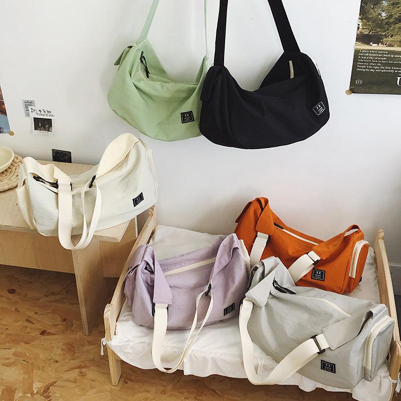 Sports Yoga Swimming Gym Bag Women Large Capacity Lightweight Slant Backpack Men Shoulder Bag Luggage Bag Travel Bag