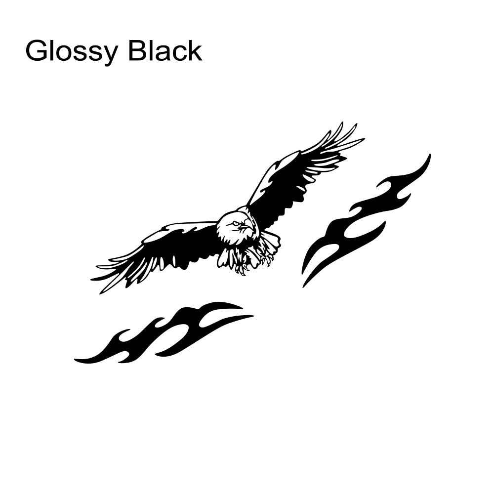 Flying Eagle Graphics Car Hood Body Vinyl Decals Bonnet Hood Sticker Truck Windshield Eagle Bird Wing Decor Exterior Accessories