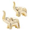 Cross-border New Products Ceramic Elephant Ornaments Fortune Crafts Elephant Ornaments Animal