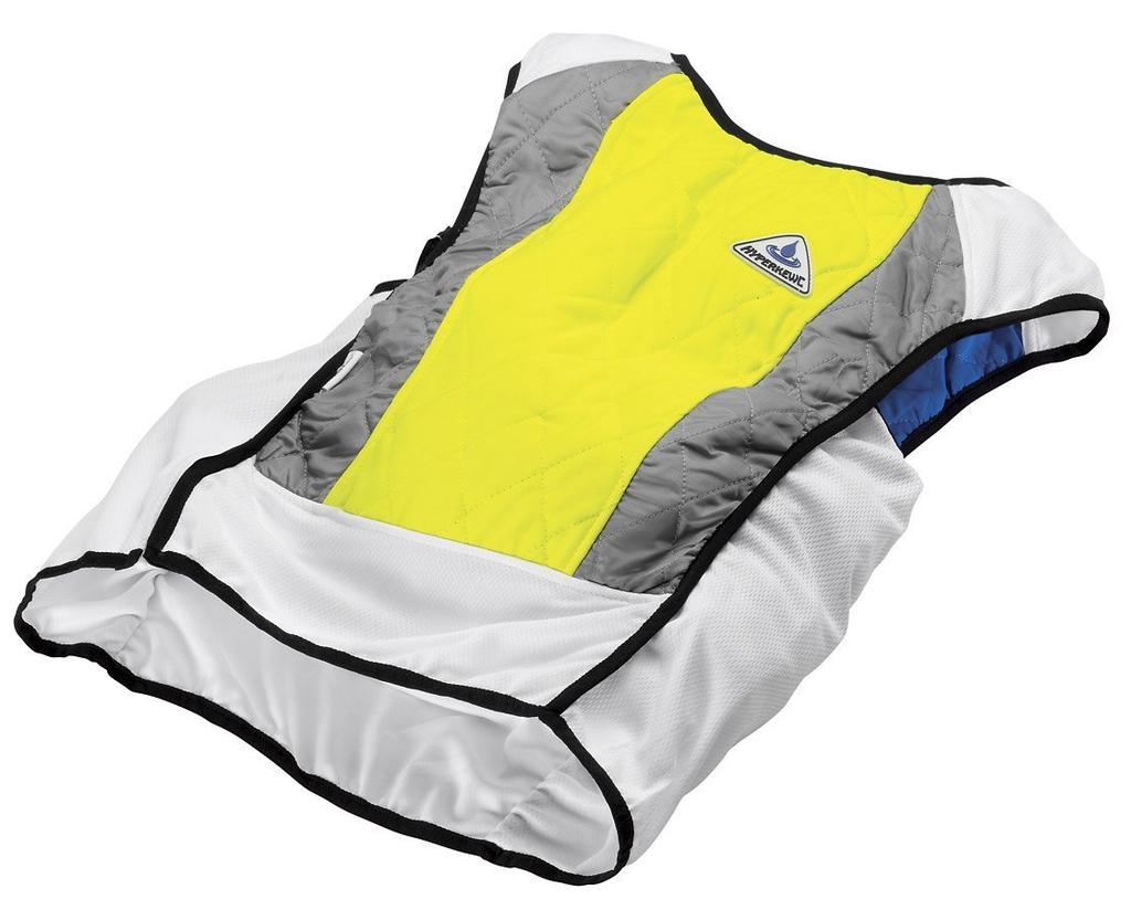 HyperKewl Cooling Clothes Technology Officially Adopted by the Army Cool Vest Ultra Sports Vest Lime Silver L Imported U.S. (LS) [Regular Product]