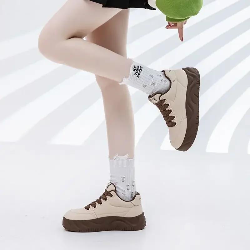 New Arrival 2024 Woman Footwear Korean 39 Vulcanized Shoe Stylish Athletic Shoes for Women Designer Luxury Y2k Fashion Cheap H A