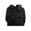 Nike X Patta Running Team Jacke mit durchgehendem Reißverschluss Schwarz Unisex Streetwear FJ3087-010