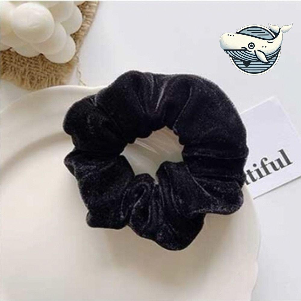 

Мягкая шелковистая резинка для волос, цветной микс, тройная