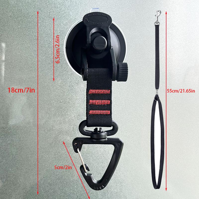 Веревка-фиксатор для купания питомцев Кошка Собака Стол для груминга Поводок-фиксатор для груминга Чистка Противоскользящая Присоска Надежный поводок black