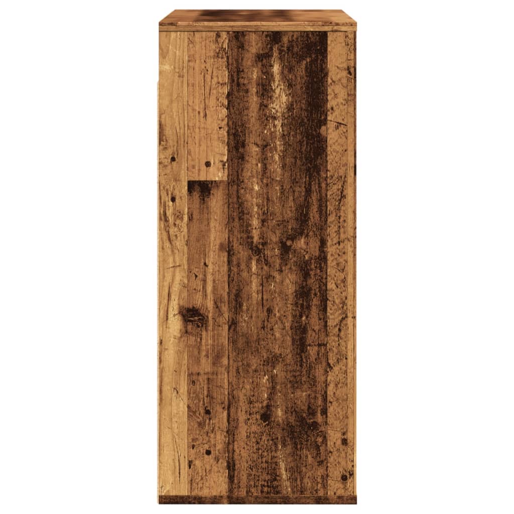 Vidaxl Wandregal, Altes Holz, 80X33X80 Cm