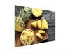 GLAS-SCHNEIDEBRETT 40x30 ANANAS