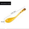 Imitation Porcelain Melamine Chinese-Style Drop-Resistant White Spoons for Hotel and Restaurant Use, Seasoning & Soup Serving