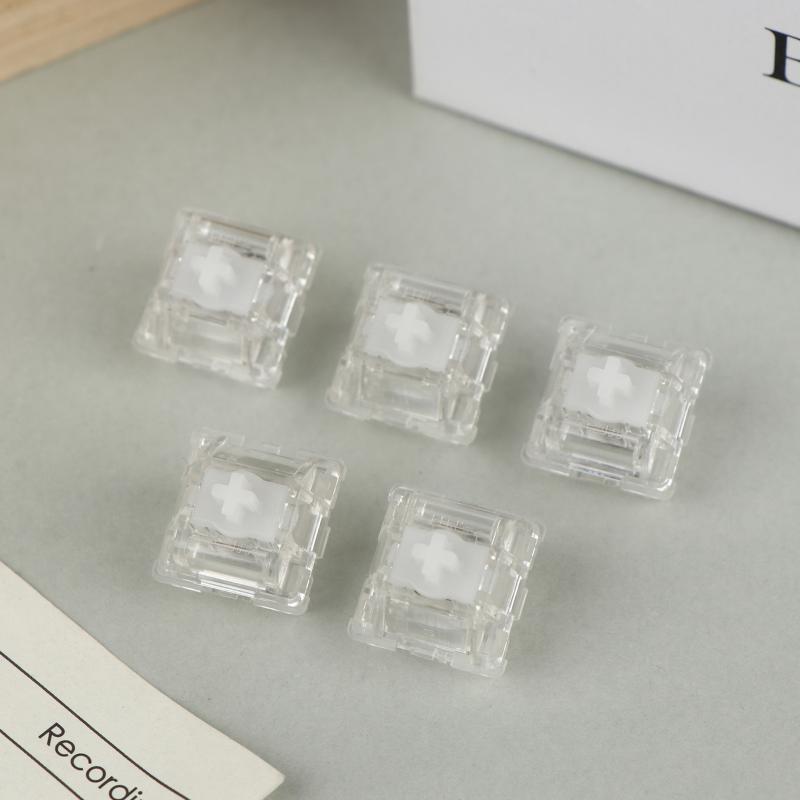 

UR Ice Магнитный Ультра Переключатель Линейный Для Магнитной Механической Клавиатуры 22мм Пружина 35гс 700Gs RGB Прозрачный Переключатель Заводская Смазка