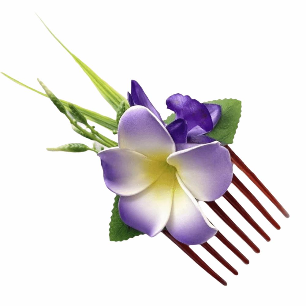 Temperament Plumeria Hair Comb Elegant Bohemian Style Hair Clip Fashion Side Clip Hair Clip  Beach