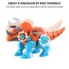 Dinosaur Toys for Kids STEM Construction Building Toys for Kids,with Toy Screwdriver Dinosaur Egg Toy Birthday Gifts for 3-8 Year Old Boys Girls