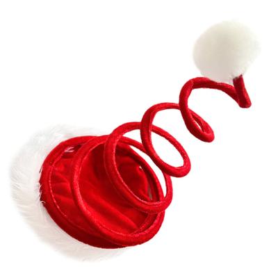 1pcs Christmas Hat Headwear Spring Christmas Hat Soft Lightweight Party Decoration Xmas Costume Santa Hats Festive Party Favor