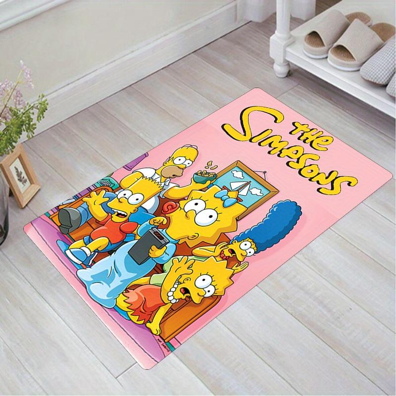 The Simpsons Area Rug - Soft & Durable For Living Room , Bedroom , And Outdoor Use - Hand Washable Polyester Floor Mat 60cm by 90cm