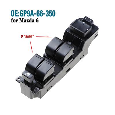 GP9A-66-350 GP9A66350 Für Mazda 6 2003-2012,Elektrischer Hauptfensterheber-Schalterknopf für die Fahrerseite vorne links