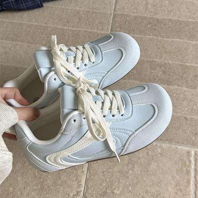 Retro German Training Shoes Women's New Spring and Autumn Versatile Student Ins Casual Board Shoes