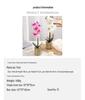 Luxurious Phalaenopsis Potted Artificial Flower - Perfect for Living Room, Restaurant, or Hotel Décor.