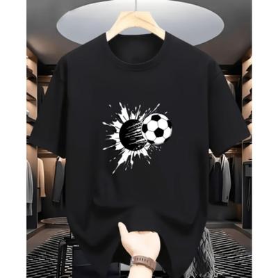 Men's 3D Pattern T-shirt Short-sleeved T-shirt 3D Printed Round Neck Shirt Retro Retro Casual Street