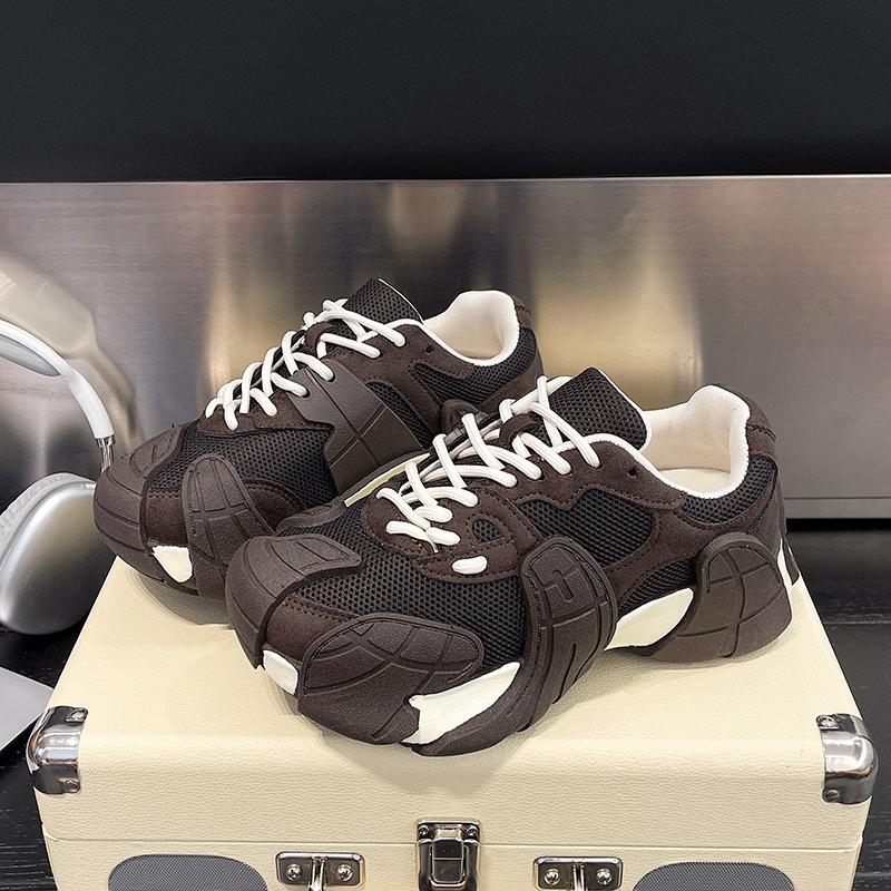 Red Women's 2025 New Spring Summer Versatile Sports Leisure Oes Retro Racing Soft Bot Agan Oes Cross Bule Casual Shoes