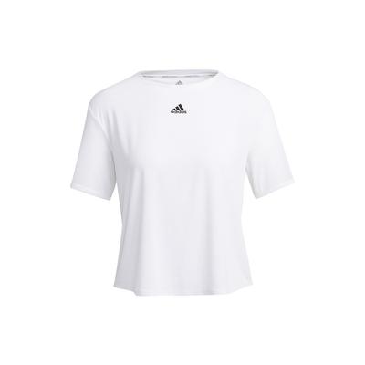 T Shirts Women's White Crew Neck Moderate GP6789