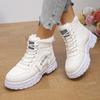 Winter Fleece‑Lined Thickened Snow Boots, Anti‑Slip Waterproof Warm Cotton Martin Boots