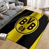Dortmund Flannel Printed Carpet, Home Sofa Decoration for Living Room & Bedroom, Non‑Slip Play Flannel Floor Mat for Game Room