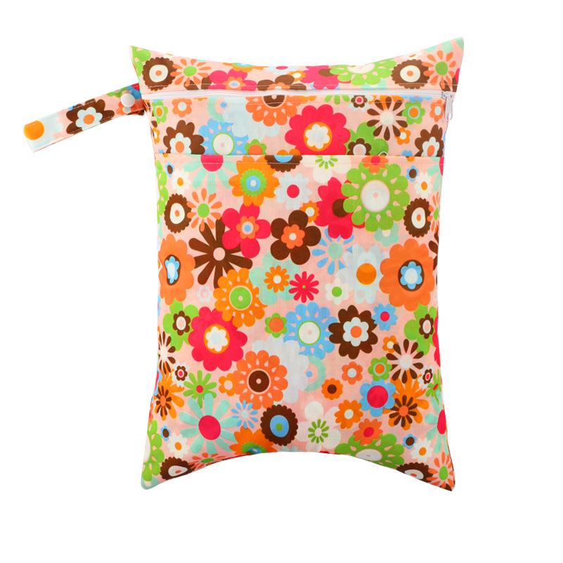 Washable Wet/Dry Separation Diaper Bag for Baby Clothes & Underwear