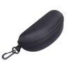 1pc Portable Sunglasses Case Protector Hard EVA Zippered Eyeglasses Case with Carabiner Unisex Eyewear Accessories