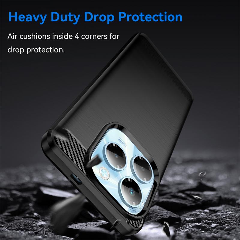 For Cover Infinix Note 40X 5G Case Infinix Note 40X 5G Capas Coque Shockproof Soft TPU Carbon Fiber Fundas Infinix Note 40X 5G