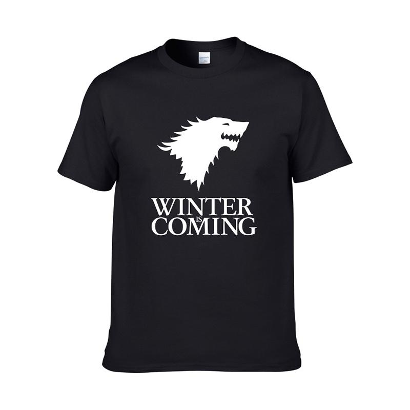Game Of Thrones Ice Wolf Men Unisex Short Sleeve Casual T Shirt For All Seasons