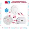 Détecteur de fumée - firexo - fxoico1 - interconnecté - multidétection - 10 ans d'autonomie