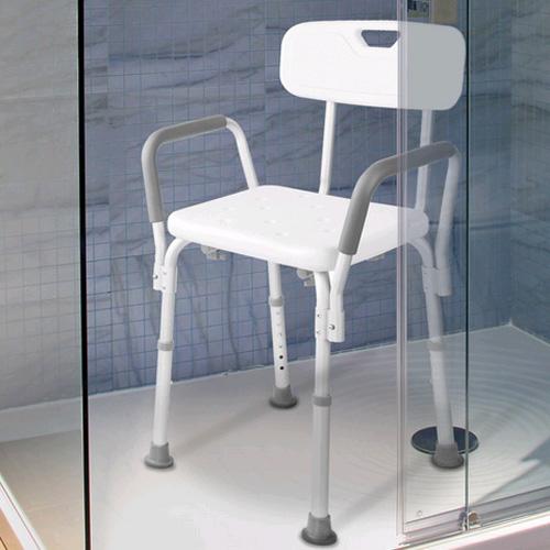 Bathroom Stool With Backrest