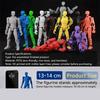 9L 3D Printing Invincible Cartoon 13 Lucky Action Ornaments PVC Material Model Ornaments Room Decoration Multi Joint Model Gifts