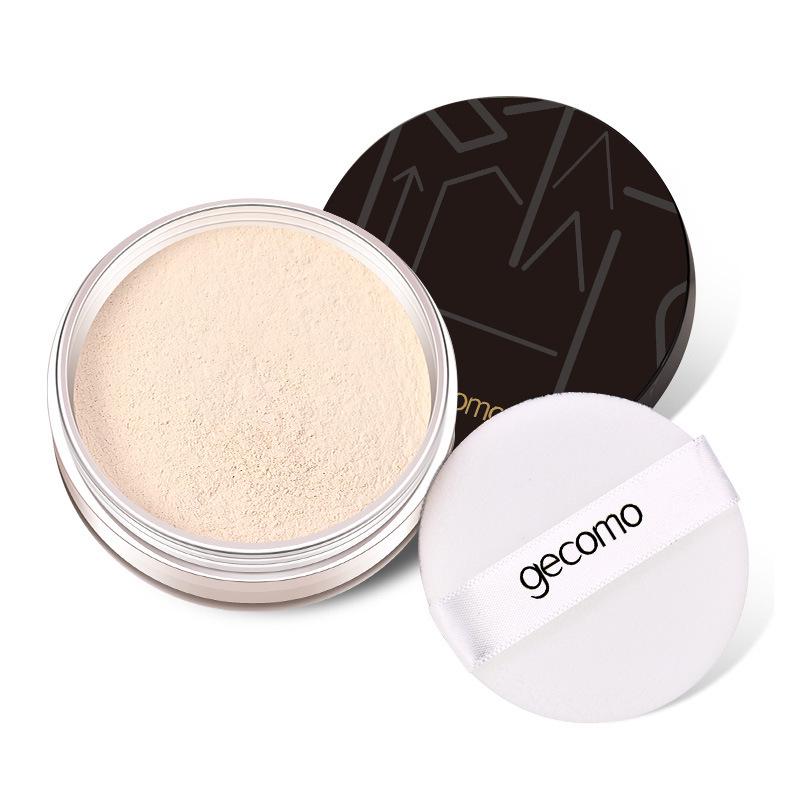 Ge Meng Long-lasting Breathable Setting Powder - Fine Contour, Waterproof & Sweatproof, Smudge-resistant Transparent Loose Powder