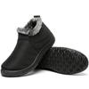 Men's Boots Slip On Ankle Boots Winter Shoes Men Waterproof Snow Boots Winter Botas Para Hombre Lightweight Fur Casual Sneakers