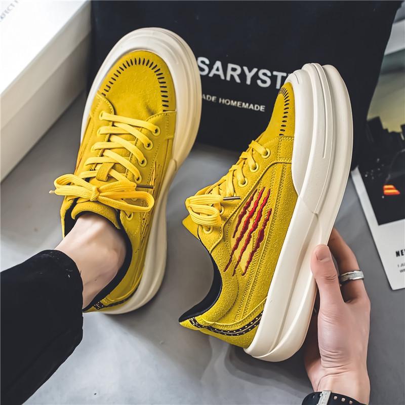 22 autumn ins tide student platform dad shoes handsome platform heightening sports casual board shoes 39