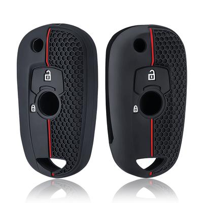 2 Bottons Racing Style Car Key Case Fob Cover For Opel Astra K Vauxhall For Buick Verano Gt Excelle
