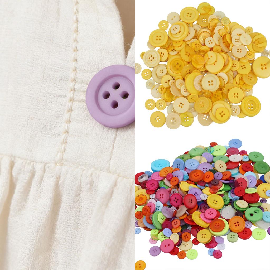 Safe Resin Button For DIY Children Clothing And Craft Projects With Easy Installation