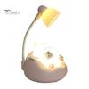 Small Bedside Lamp for Toddlers Sleeping Cat Night Light Kids, Rechargeable LED Nursery Lamp, Soft Eye Protection Adjustable Brightness Touch Bedroom