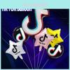 Tik Tok Logo Star Foil Balloon For Adults And Kids Birthday Party Decor Supplies
