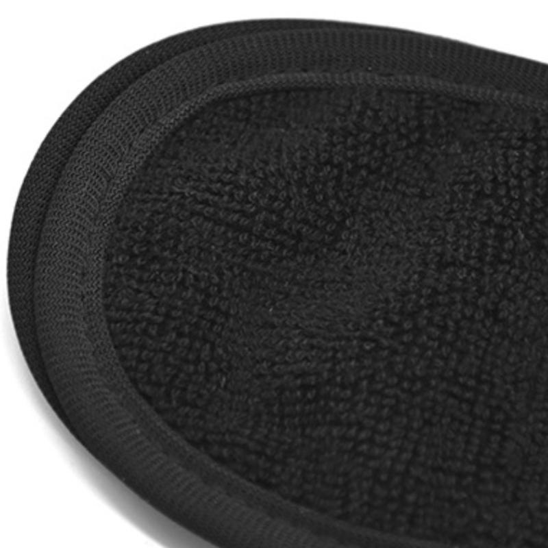 Golf Towel with Carabiner Hook Microfiber Double-Sided Velvets Black Cotton for Active Player