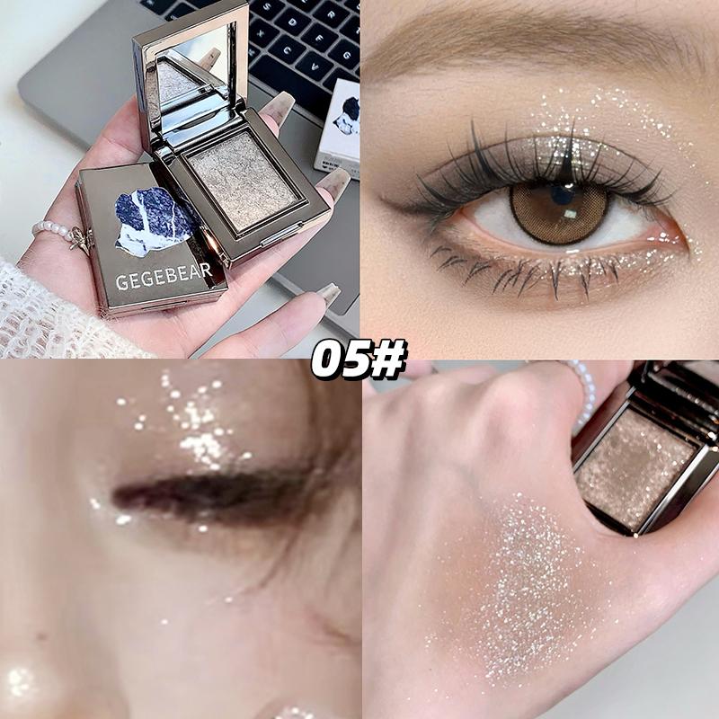 

Тени Хайлайтер Многофункциональная пудра Gege Bear Перламутровый блеск Стойкая Одноцветная Многофункциональная пудра