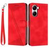 For Xiaomi Redmi Turbo 4 5G/Poco X7 Pro 5G Case Handbag Imprinted Triangle Leather Phone Cover