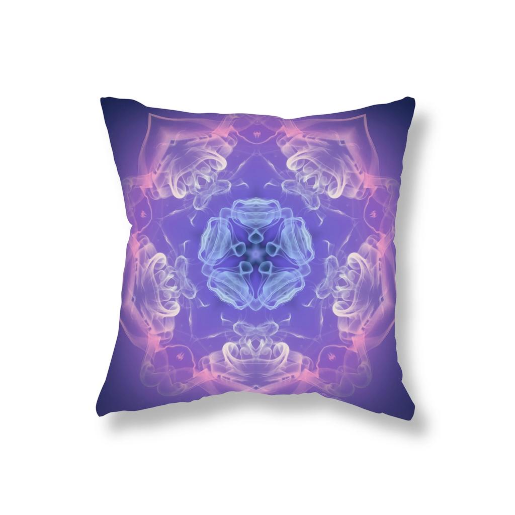 Mandala-Druck Kissenbezug Sofa-Dekor Zimmer Nachttisch Büro Gaming-Stuhl Kissen Zuhause 45x45cm