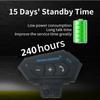 Motorcycle BT Helmet Headset Wireless Hands-free Call Kit Stereo Anti-interference Waterproof Music Player Speaker