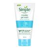 Nettoyant Gel Micellaire Simple Water Boost | 100% Sans Savon | Nettoyant Visage Hydratant Doux Avec Prébiotiques & Panthénol | Nettoyant Pour Peau Sèche Sensible, 150