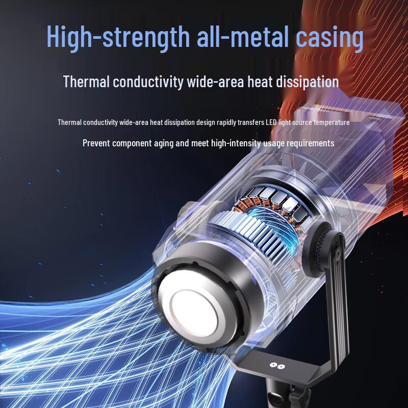 LATZZ 500W COB Bi-Color LED Video Light for Live Stream & Photography