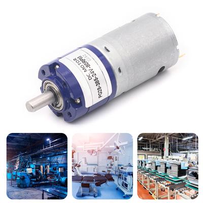 Motor de Engrenagem Planetária 24V DC 52RPM Velocidade Ajustável Motor de Caixa de Engrenagens Planetárias para Eletrodomésticos Inteligentes e Robótica