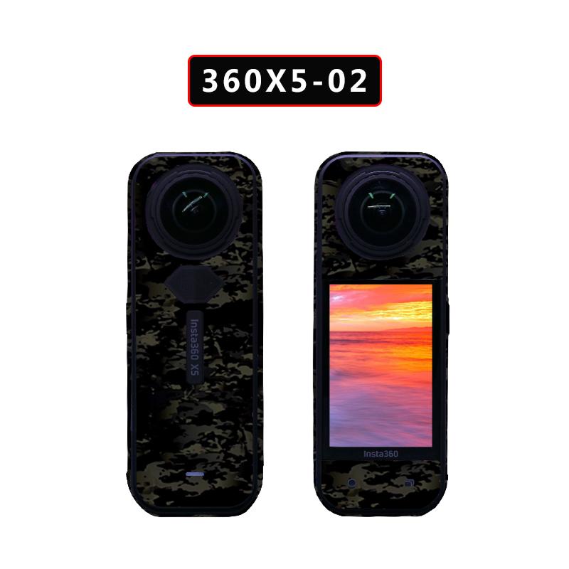 Anti-scratch Body Frame Protective Film For Insta360 X5 Decals Decoration PVC Sticker For Insta360 X5 Sports Camera Accessories