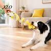 Durable Tug of War Rope Toys Squeaky Dog Toy with Pull Rope, Plush Toy, Indestructible for Aggressive Chewers Spiral Animal Interactive Small